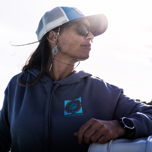 Women's Flying Fish Crop Hoody