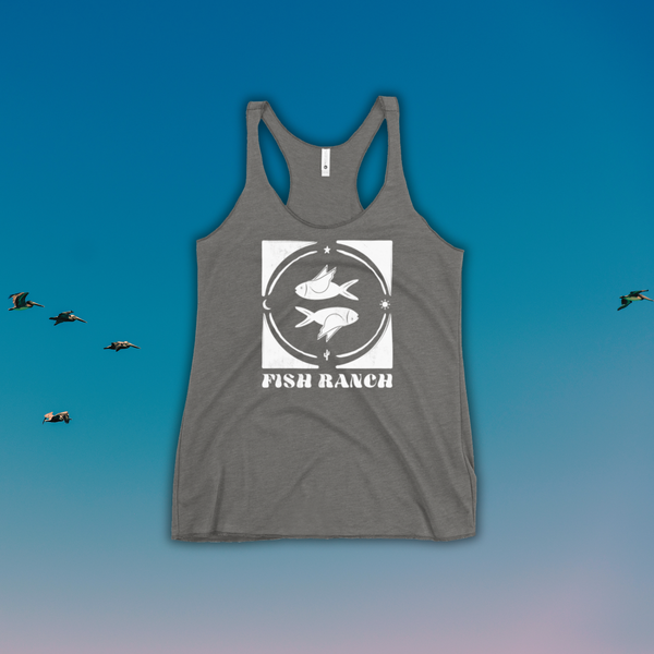 White Flying Fish Women's Tank