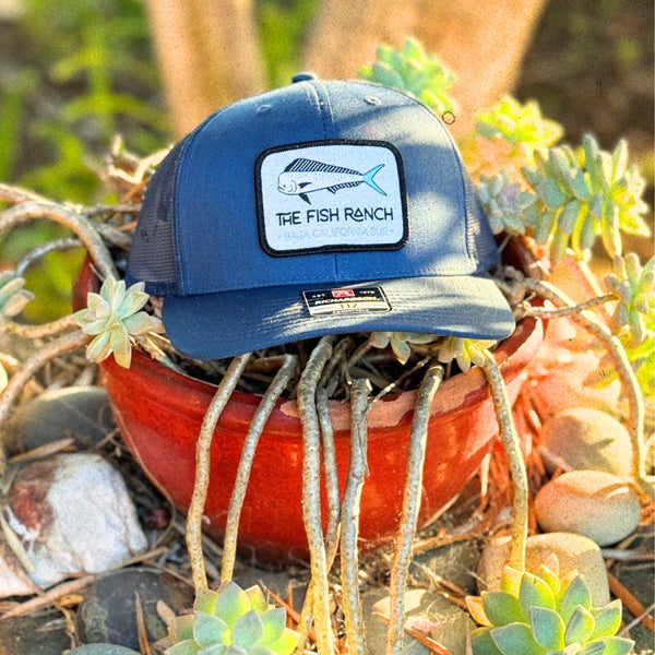 Dorado Patch Hat in Solid Blue