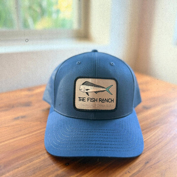 Dorado Patch Hat in Solid Blue