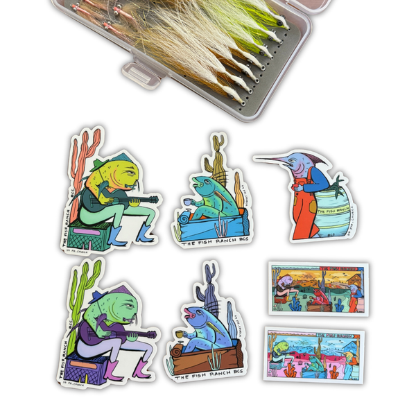 Mural Characters by Pie Chueca Sticker Pack