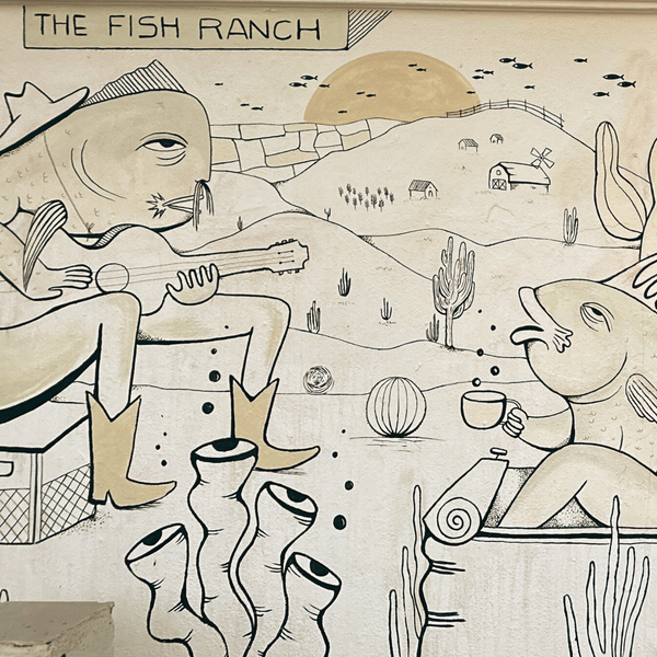 Fish Ranch Mural Sticker