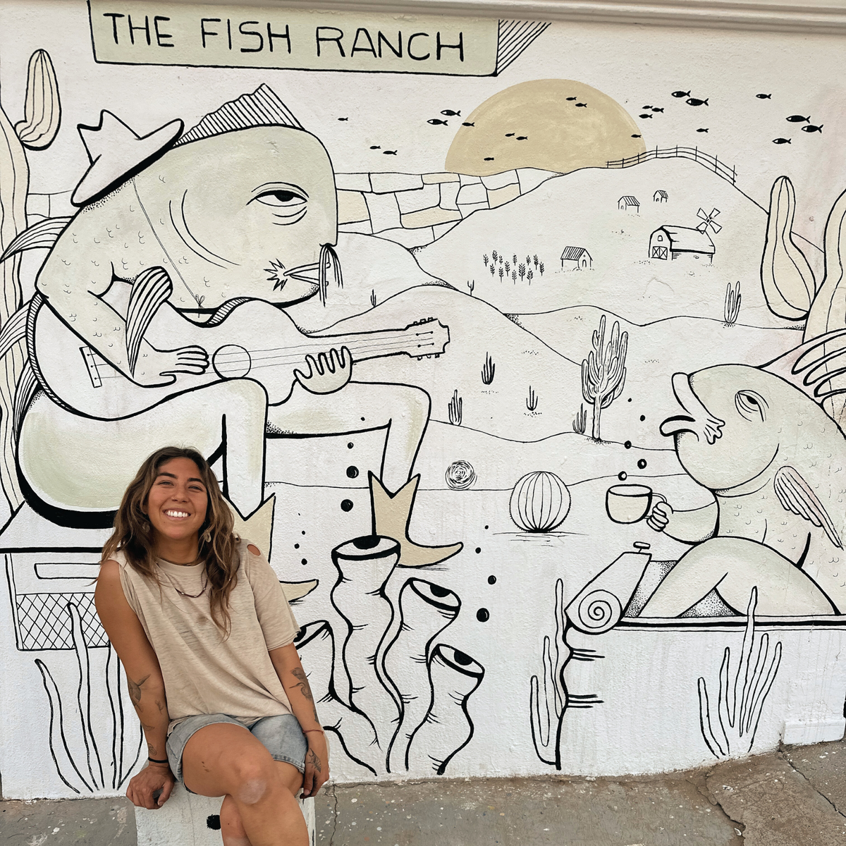 Fish Ranch Mural Sticker – The Fish Ranch