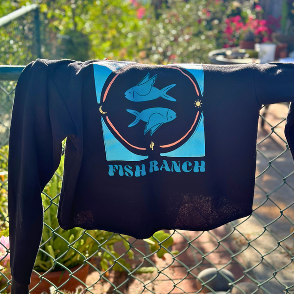 Women's Flying Fish Crop Hoody