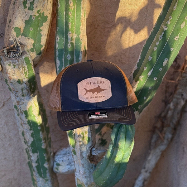 Marlin Leather Patch Hat OG Trucker