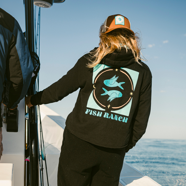 Women's Flying Fish Crop Hoody