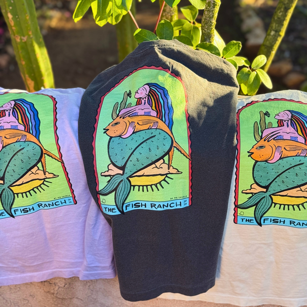 Women’s Mermaid Boxy Tee Crop